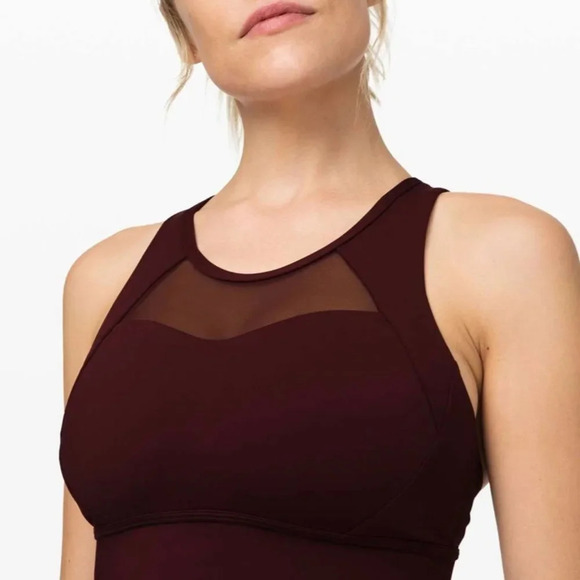 Lululemon sz 4 Breathe it In Bra *Medium Support, C/D Cup, great condition - Picture 1 of 12